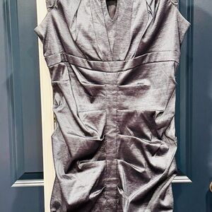 Elegant Silver Mini Dress